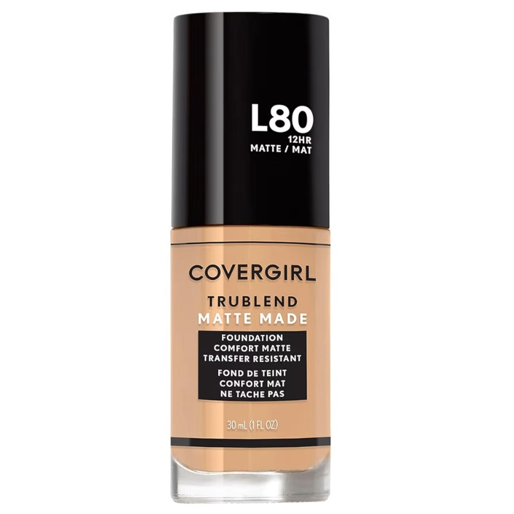 COVERGIRL TruBlend Matte Made Liquid Foundation, True Ivory L80